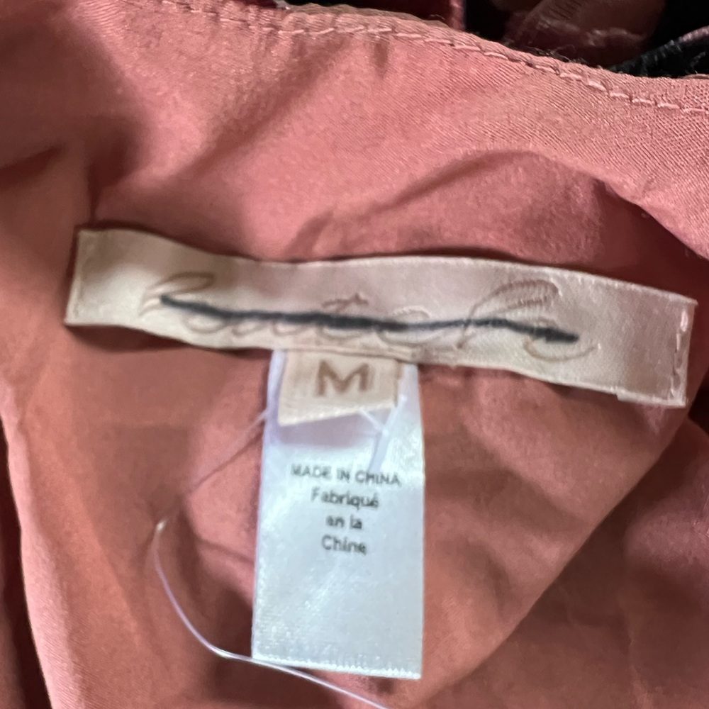 Anthropologie Hutch Mini Floral Velour Baby Doll Dress Boho Bohemian Hippie - Picture 7 of 8
